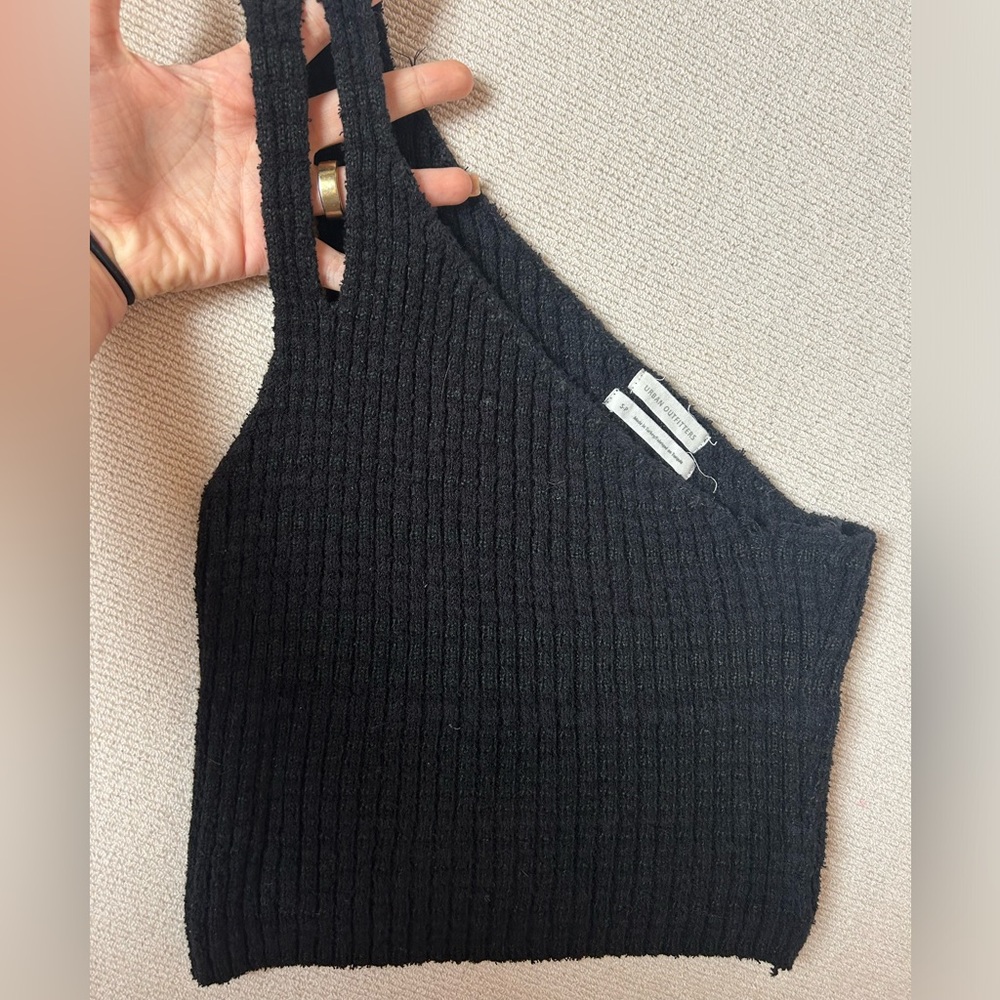 Urban Outfitters Cropped One Shoulder Top